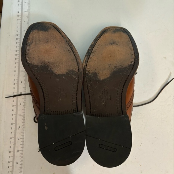 Cole Haan men’s tan leather wingtip oxfords in size 10.5 C09303 - Picture 11 of 12